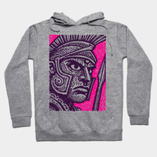 Roman Centurion - Graphic Novel Portrait Hoodie