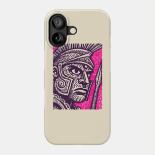 Roman Centurion - Graphic Novel Portrait Phone Case