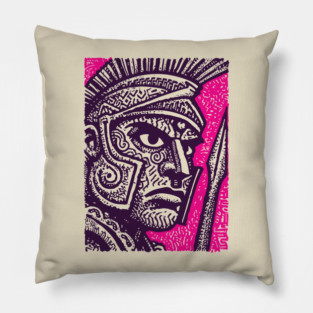 Roman Centurion - Graphic Novel Portrait Pillow