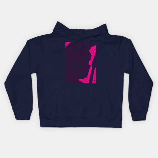 Roman Centurion - Graphic Novel Portrait Kids Hoodie by TuncGK