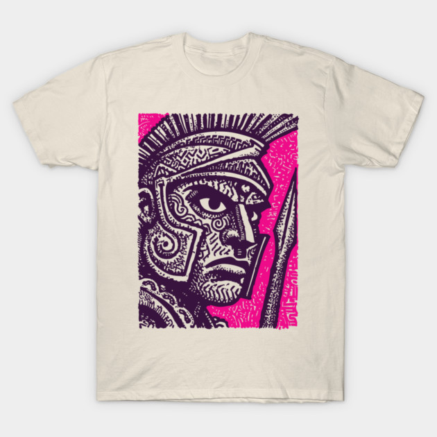 Roman Centurion - Graphic Novel Portrait T-Shirt by TuncGK
