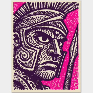 Roman Centurion - Graphic Novel Portrait Posters and Art