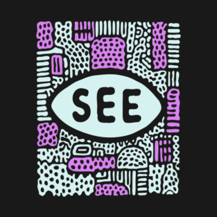 Cosmic Perception - Abstract All-Seeing Eye T-Shirt