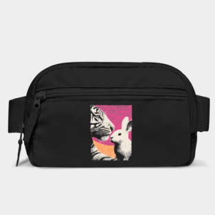 The Unlikely Pair - Tiger and Rabbit Bag