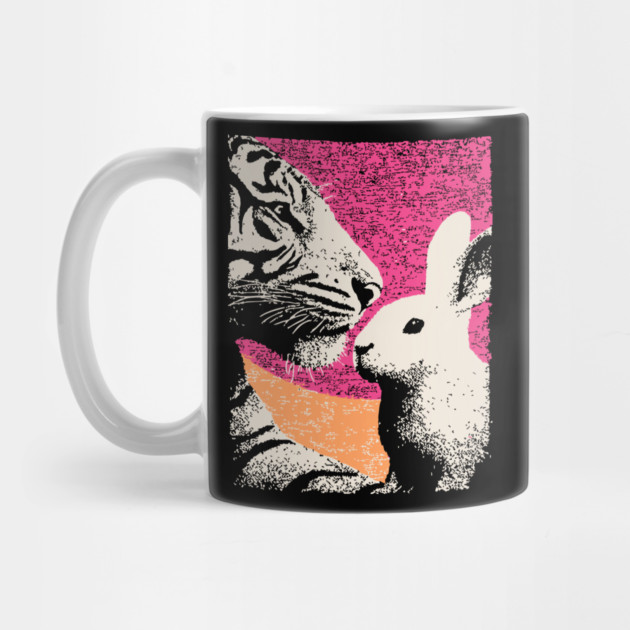 The Unlikely Pair - Tiger and Rabbit by TuncGK