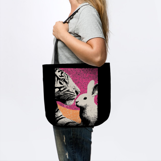 The Unlikely Pair - Tiger and Rabbit by TuncGK