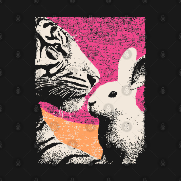 The Unlikely Pair - Tiger and Rabbit by TuncGK