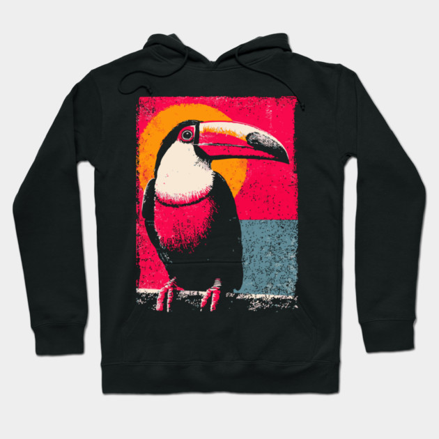Tropical Toucan - Retro Pop Art Hoodie by TuncGK