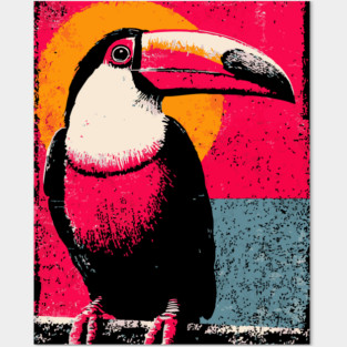Tropical Toucan - Retro Pop Art Posters and Art