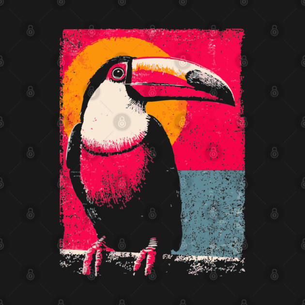 Tropical Toucan - Retro Pop Art by TuncGK