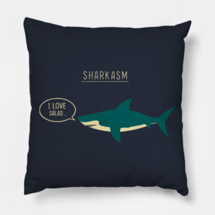 Sharkasm Pillow