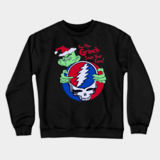 Grinch Stole Your Face Grateful Dead Mashup Crewneck Sweatshirt
