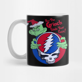 Grinch Stole Your Face Grateful Dead Mashup Mug