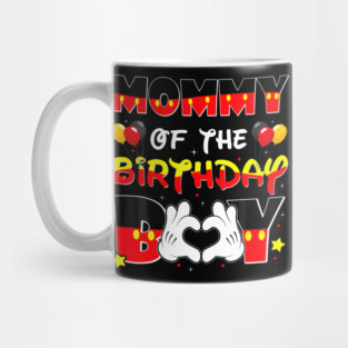 Dad And Mom MOMMY Of The Birthday Boy Family Party Decor Mug