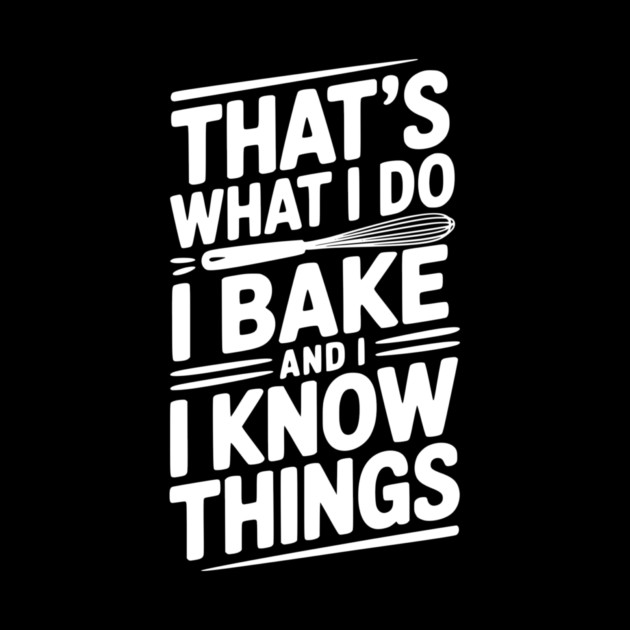 That’s What I Do I Bake and I Know Things by Frank Ring