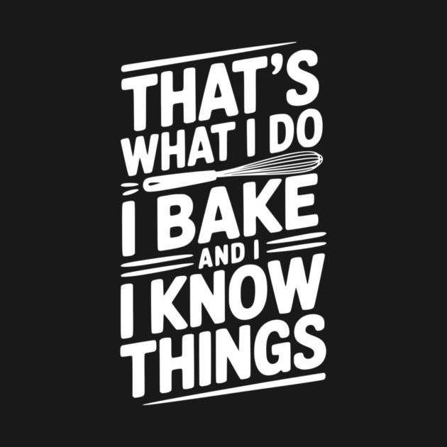 That’s What I Do I Bake and I Know Things by Frank Ring