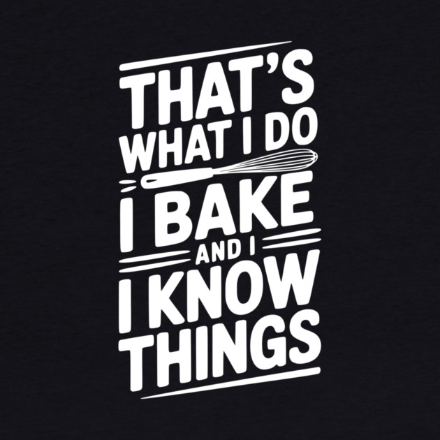 That’s What I Do I Bake and I Know Things by Frank Ring