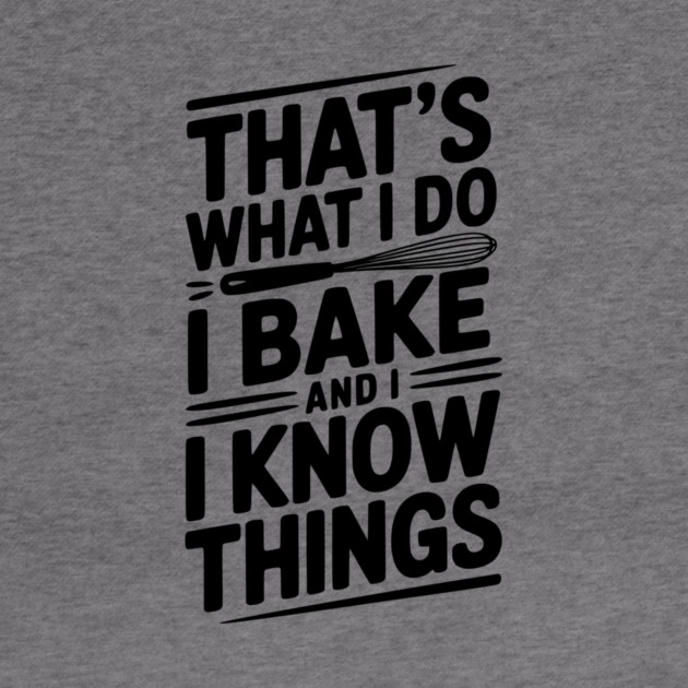 That’s What I Do I Bake and I Know Things by Frank Ring