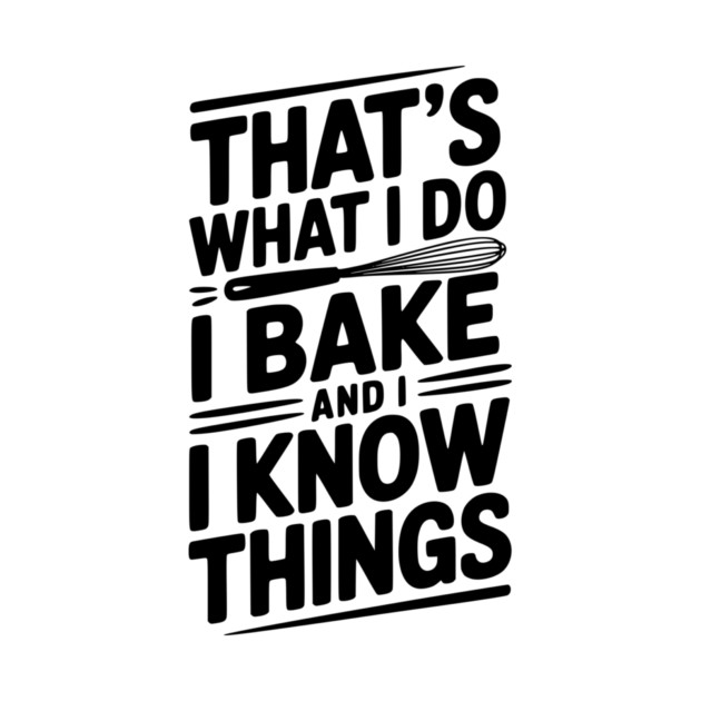 That’s What I Do I Bake and I Know Things by Frank Ring