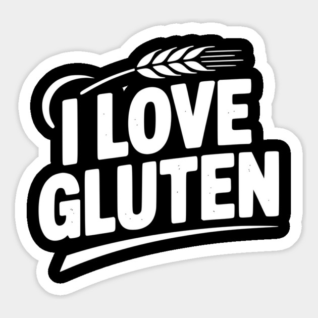 I Love Gluten Magnet by Frank Ring