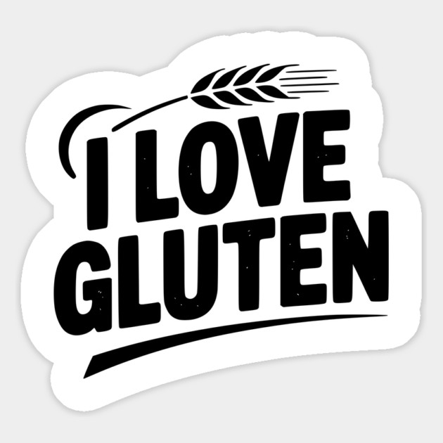 I Love Gluten Magnet by Frank Ring