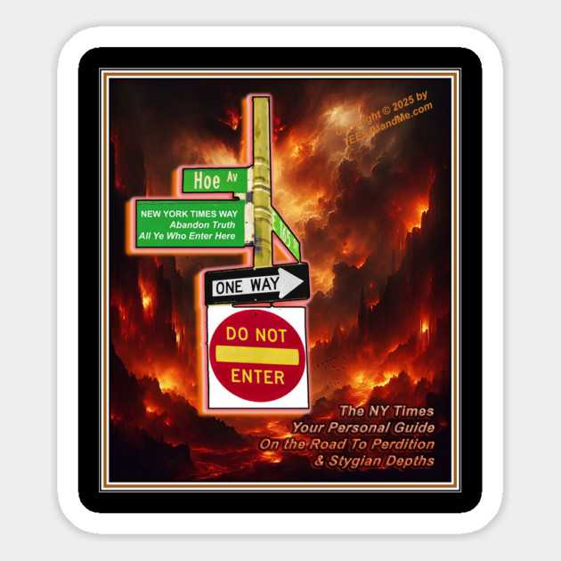 HOE AVENUE (aka New York Times Way) at 165th St in the Bronx, NY Magnet by Erik's Store