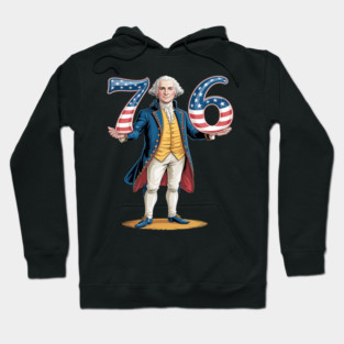 Six Seven 6 7 7 6 George Washington Teacher American Hoodie