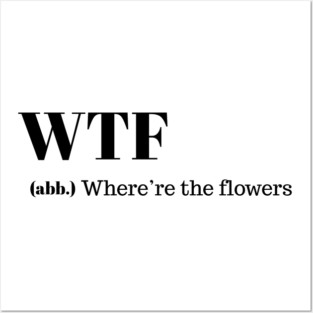 wtf Posters and Art