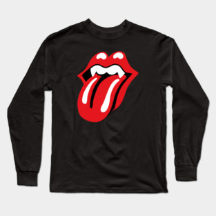 Rolling Stone Lips Dracula Long Sleeve T-Shirt