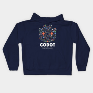 Godot Game Engine Kids Hoodie