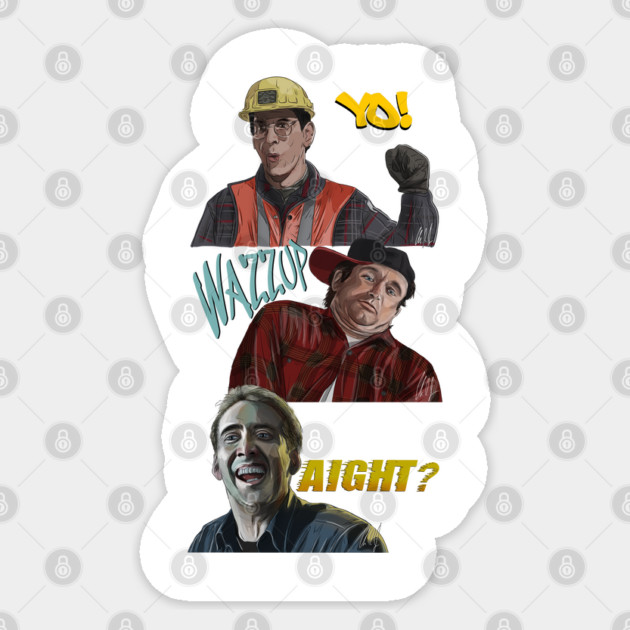 Yo! Wazzup. Aight? Sticker by 51Deesigns