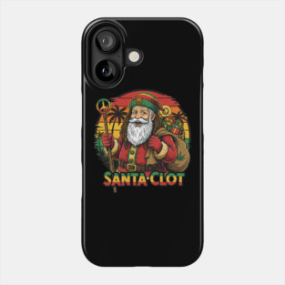 Rasta Santa Clot Reggae Christmas Phone Case