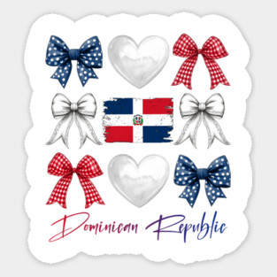 Dominican Republic Hispanic Heritage Month Dominican Girls Sticker