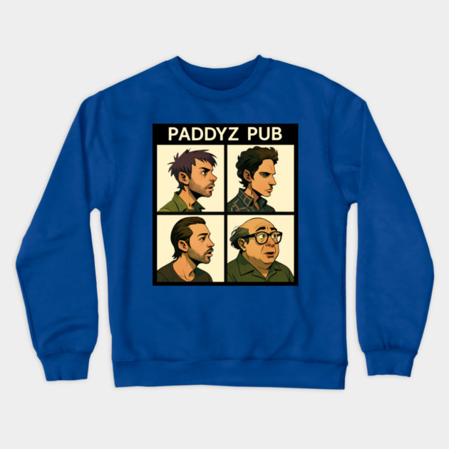 It’s Always Sunny in Philadelphia Parody – Gorillaz Style Crewneck Sweatshirt by Tv Moments