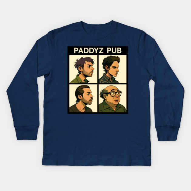 It’s Always Sunny in Philadelphia Parody – Gorillaz Style Kids Long Sleeve T-Shirt by Tv Moments