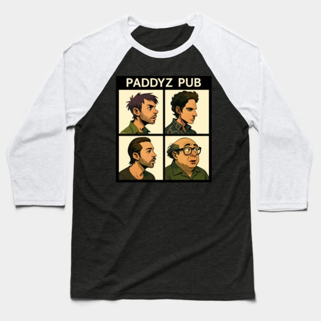 It’s Always Sunny in Philadelphia Parody – Gorillaz Style Baseball T-Shirt by Tv Moments