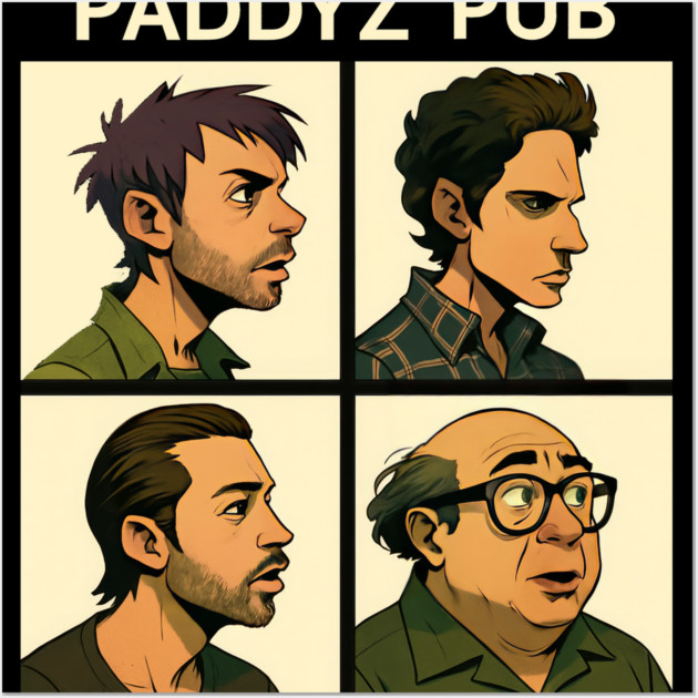 It’s Always Sunny in Philadelphia Parody – Gorillaz Style Wall Art by Tv Moments