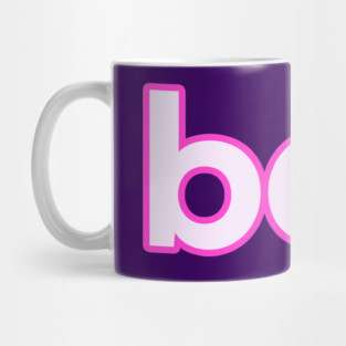 bae, pink outline Mug