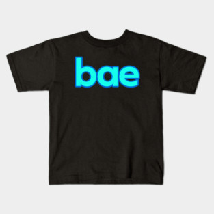 bae, blue outline Kids T-Shirt