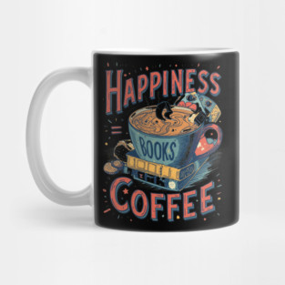 Happiness equel Books plus  Coffee Mug