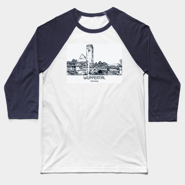 Wuppertal - Germany Baseball T-Shirt by Lakeric
