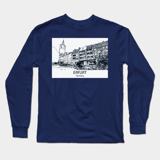 Erfurt - Germany Long Sleeve T-Shirt by Lakeric