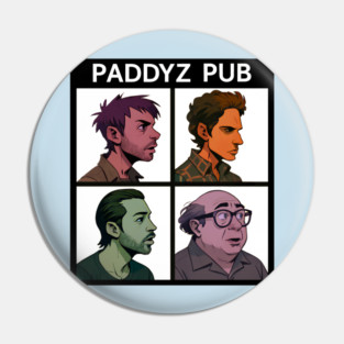 The Gang as Gorillaz Pin