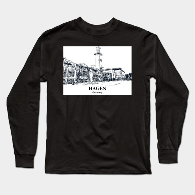 Hagen - Germany Long Sleeve T-Shirt by Lakeric