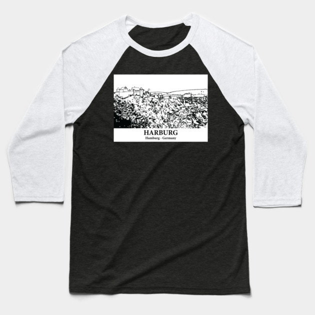 Harburg - Germany Baseball T-Shirt by Lakeric