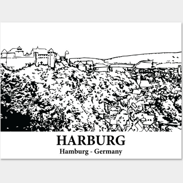Harburg - Germany Wall Art by Lakeric