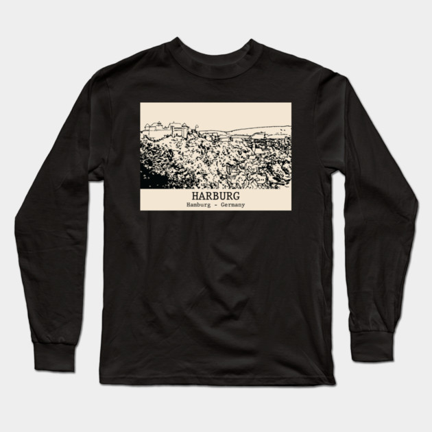 Harburg - Germany Long Sleeve T-Shirt by Lakeric