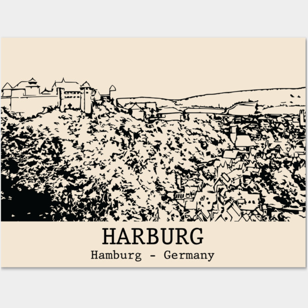 Harburg - Germany Wall Art by Lakeric