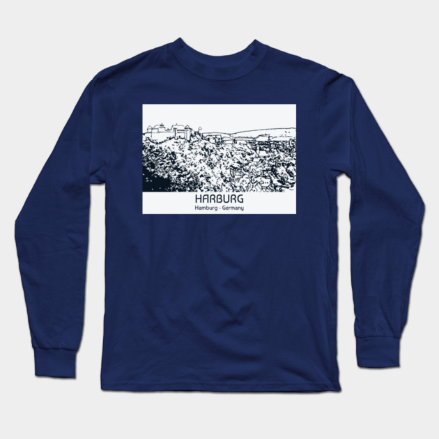 Harburg - Germany Long Sleeve T-Shirt by Lakeric