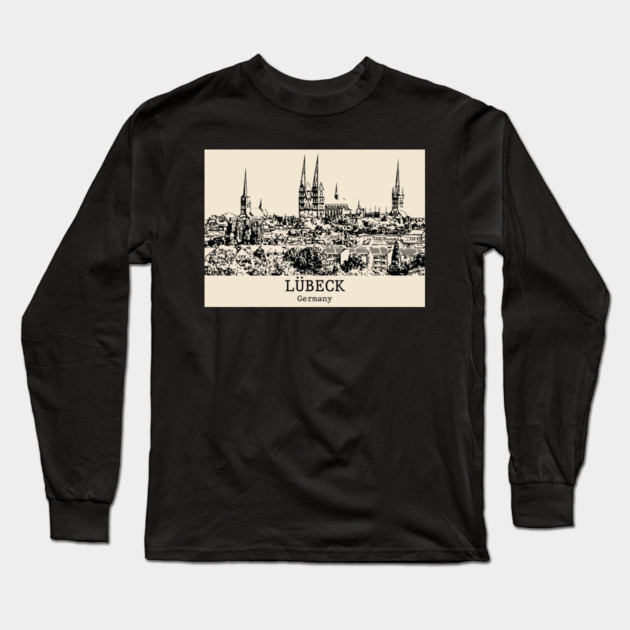 Lübeck - Germany Long Sleeve T-Shirt by Lakeric